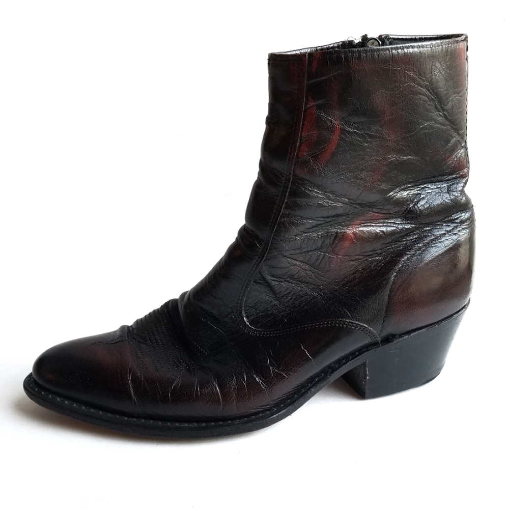 Vintage western style cowboy boots